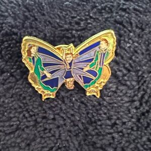 Enamel Butterfly Pin/Pin back Marilyn True signed People In Design
